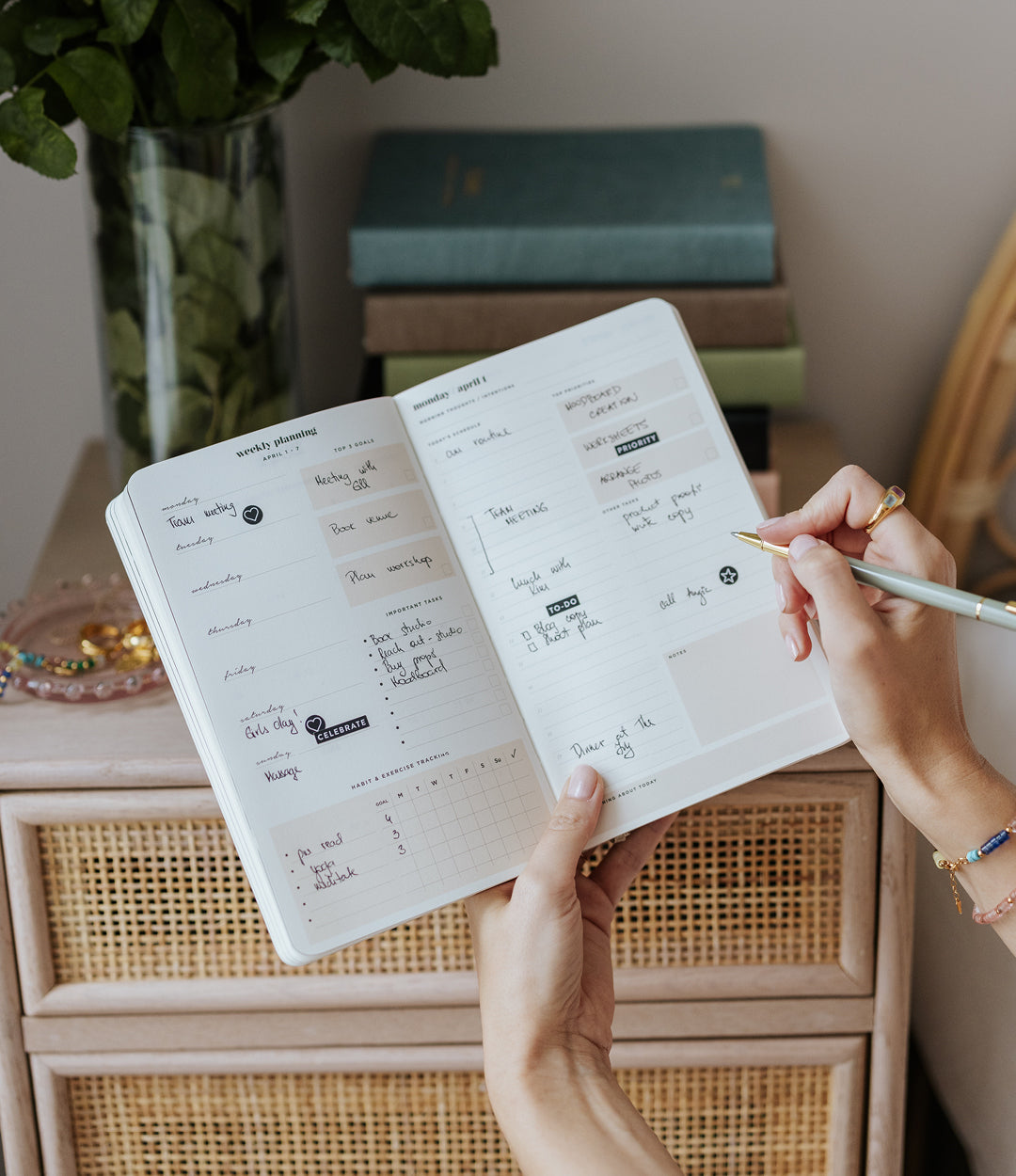 Planner Sticker Set - Charcoal