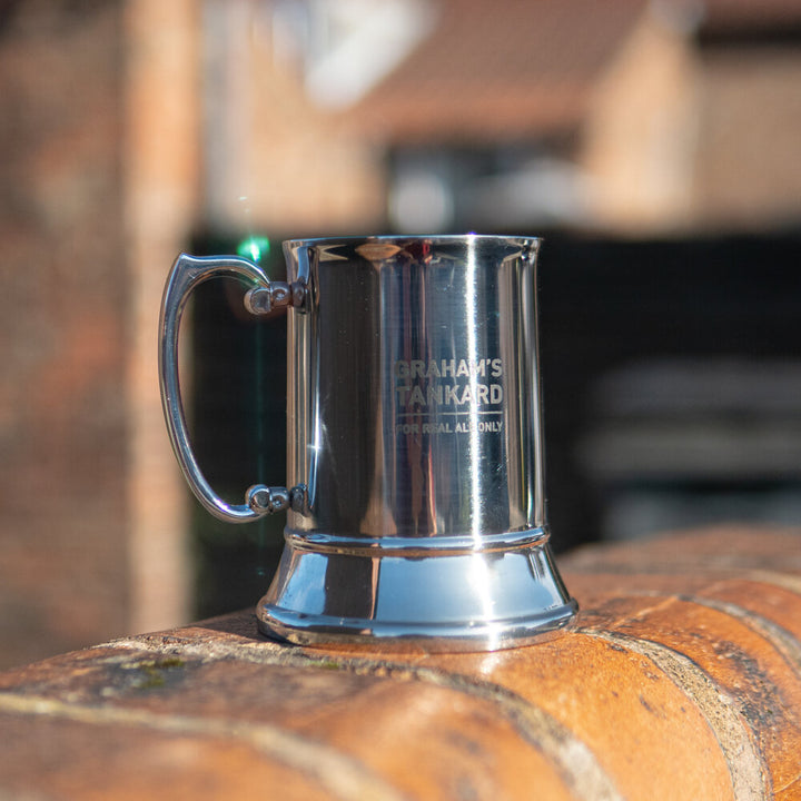 Personalised Stainless Steel Tankard