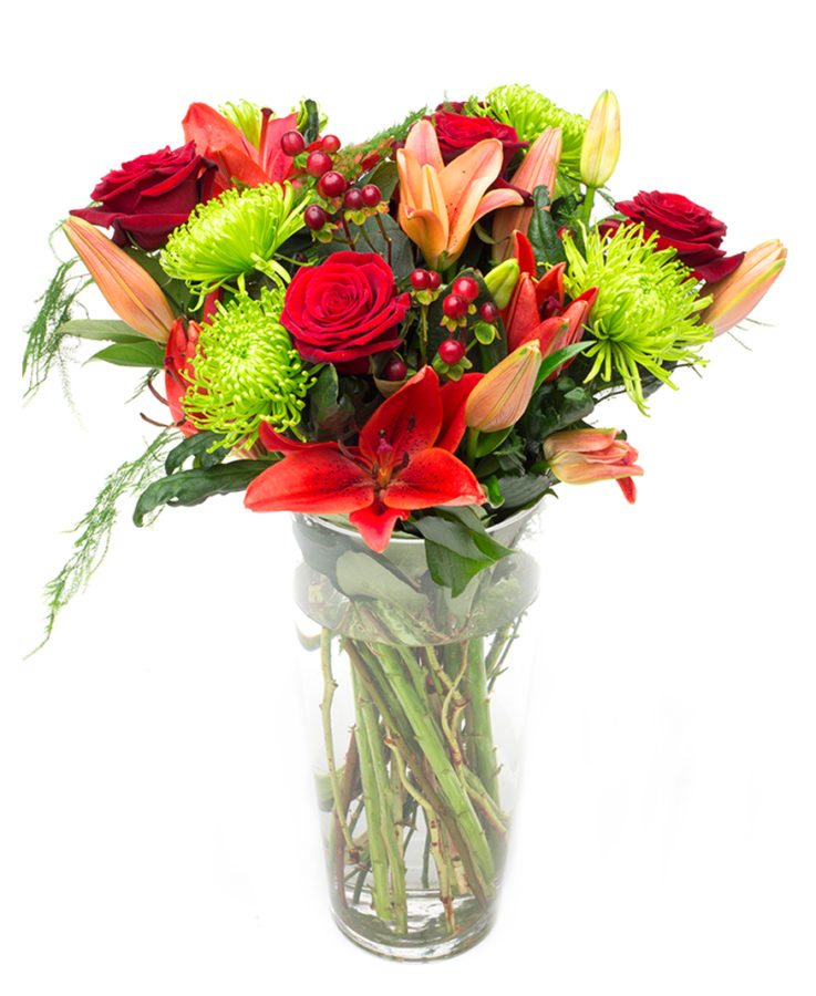 Elegant Reds & Lime Greens