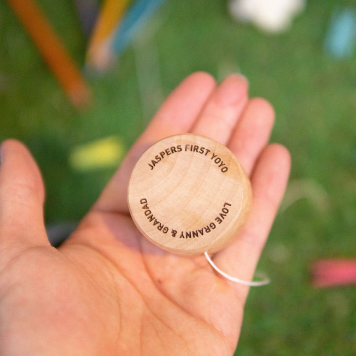 Personalised Wooden Yoyo