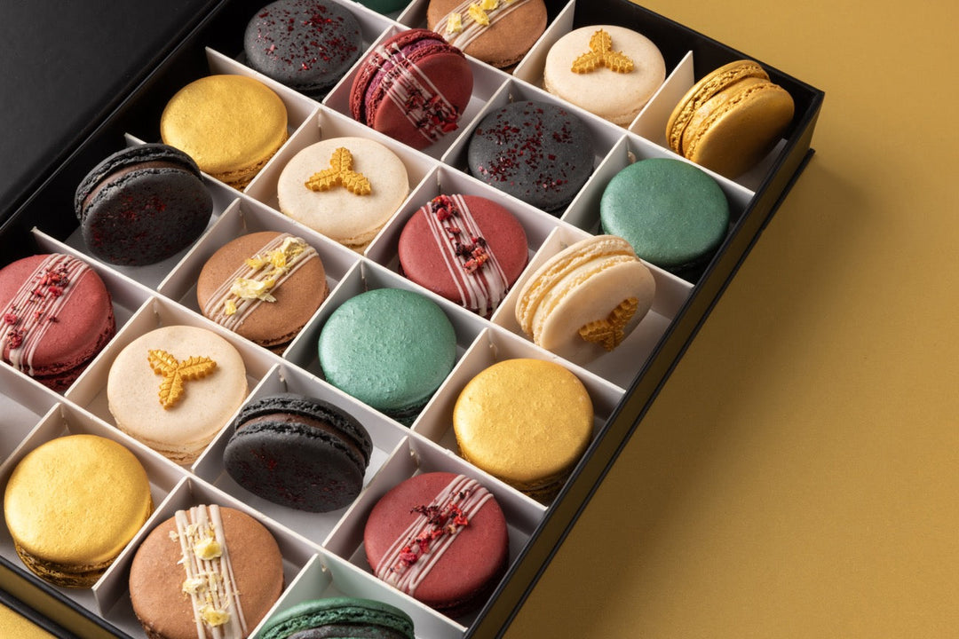 Beautifully branded macarons
