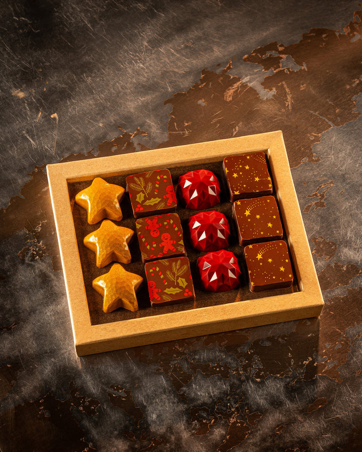 Festive Christmas Box with Handcrafted Chocolates