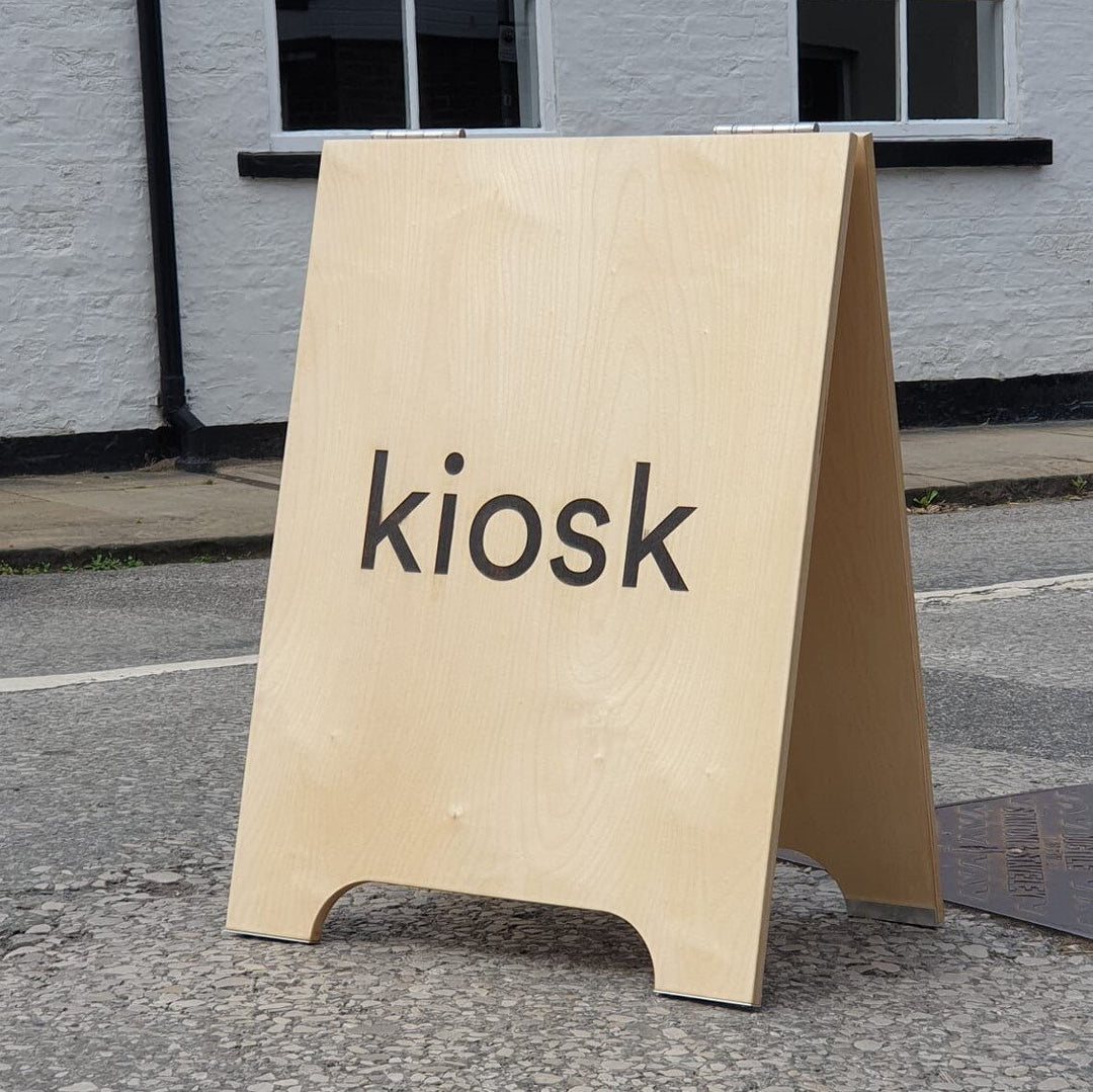 Modern Personalised Plywood A-boards