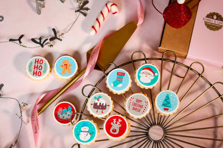 Festive Logo Biscuits