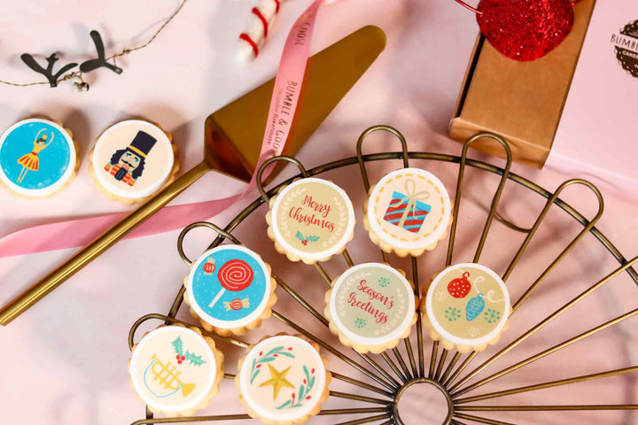 Festive Logo Biscuits