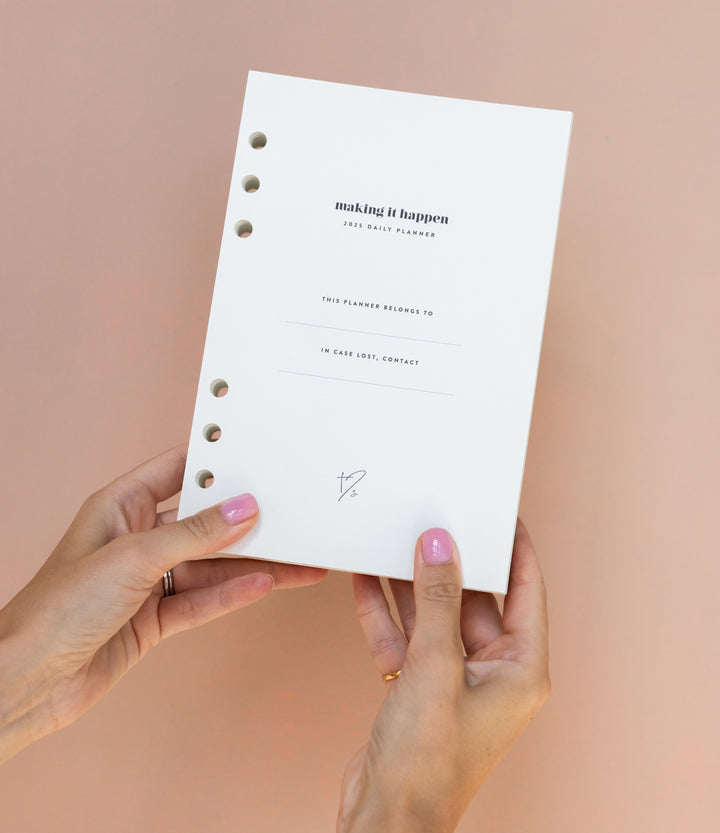 Daily Planner Insert Pack