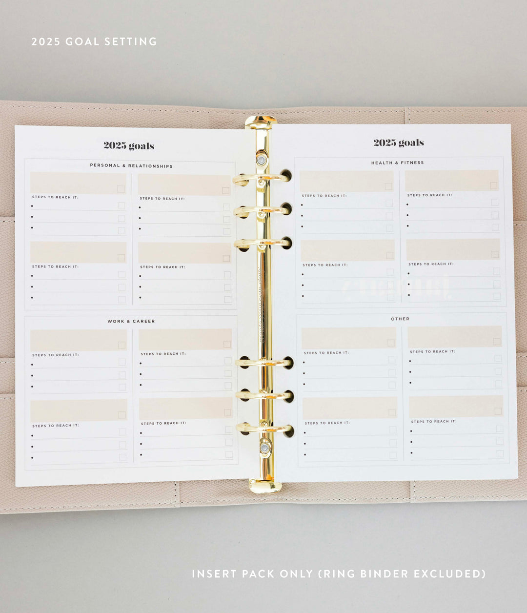 Daily Planner Insert Pack