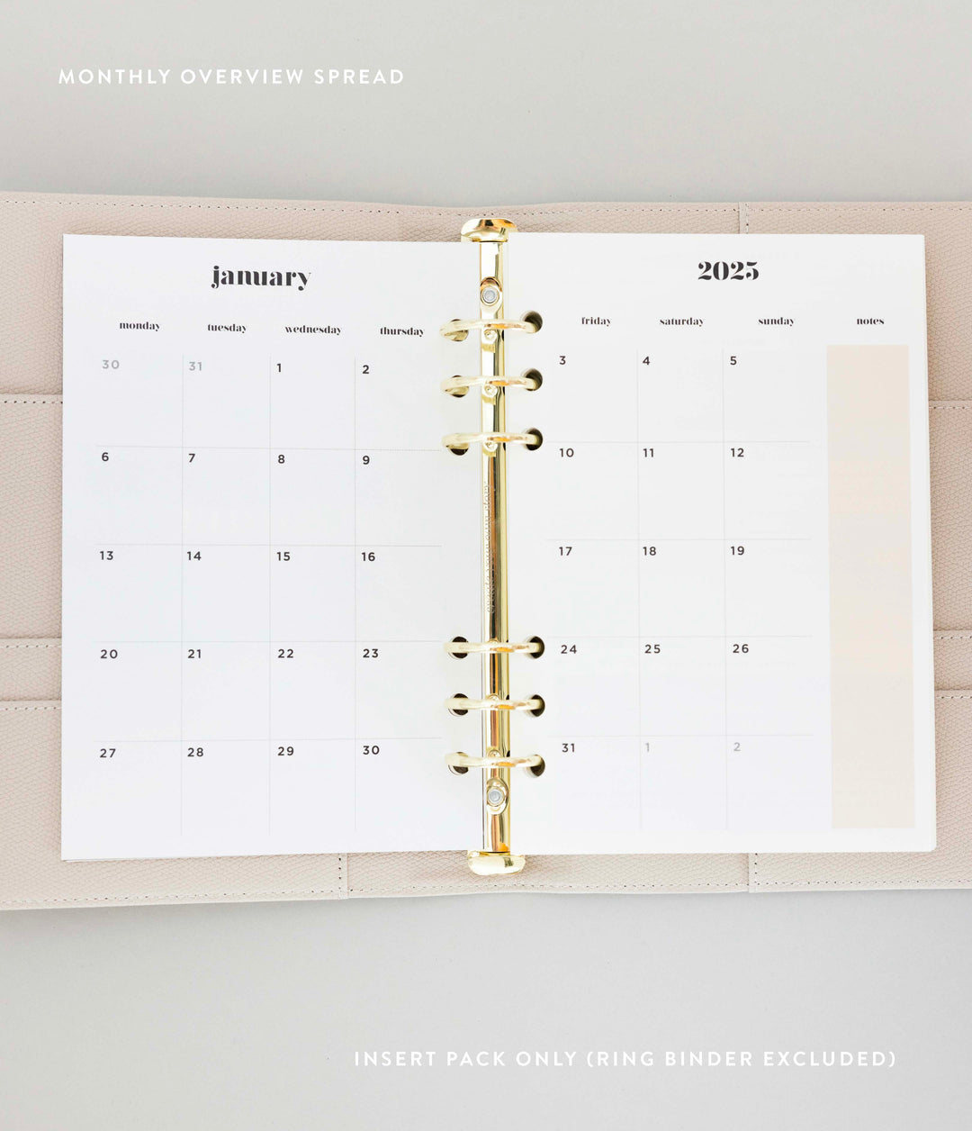 Daily Planner Insert Pack