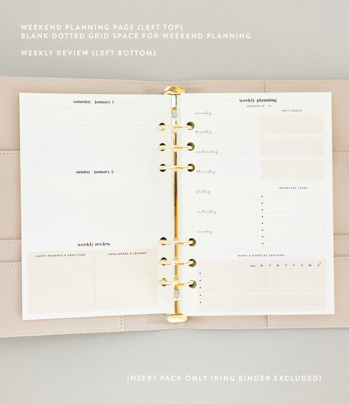 Daily Planner Insert Pack