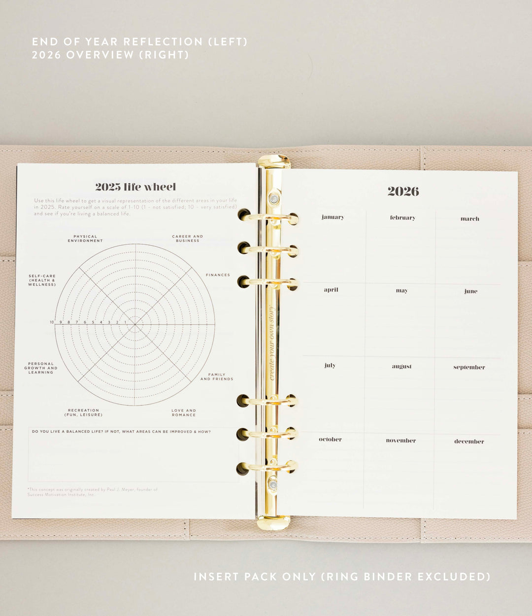 Daily Planner Insert Pack