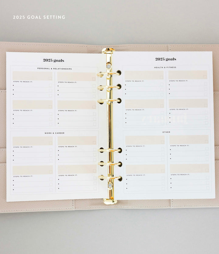 Daily Ring Binder Planner Set