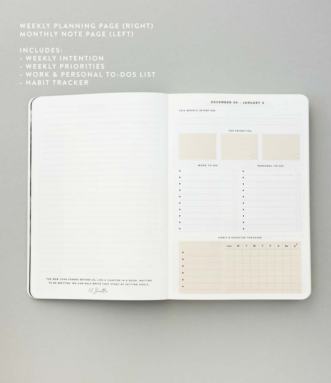 Chic Weekly Planner