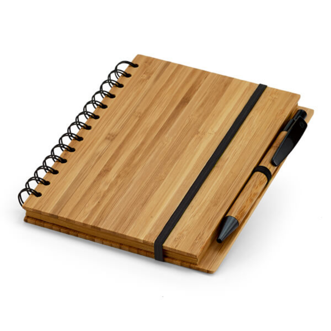 Sustainable Bamboo Notepad & Pen Set