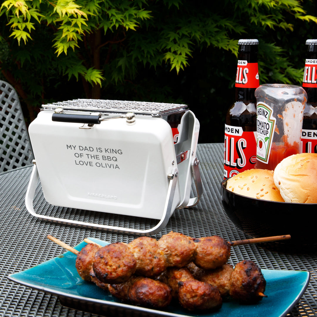 Garden BBQ Personalised Engraved Mini Charcoal Grill