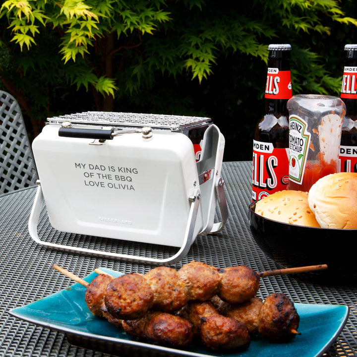 Garden BBQ Personalised Engraved Mini Charcoal Grill
