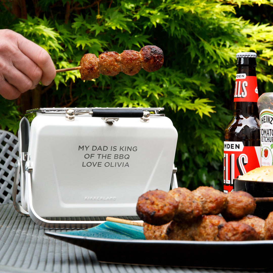 Garden BBQ Personalised Engraved Mini Charcoal Grill