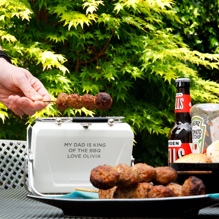 Garden BBQ Personalised Engraved Mini Charcoal Grill