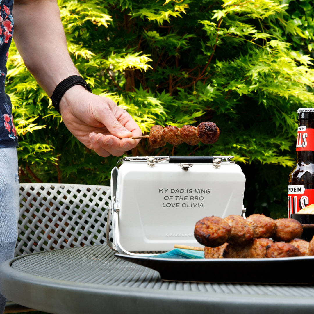 Garden BBQ Personalised Engraved Mini Charcoal Grill