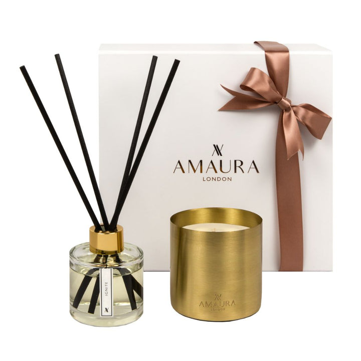 Gratitude Candle & Reed Diffuser Gift Set
