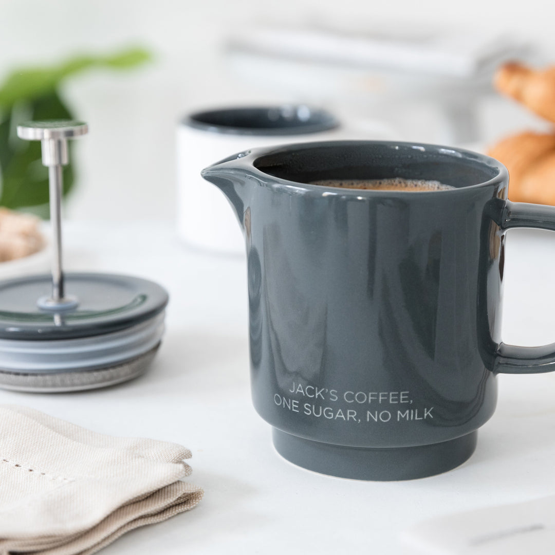 Personalised Ceramic Cafetiere & Mug Set