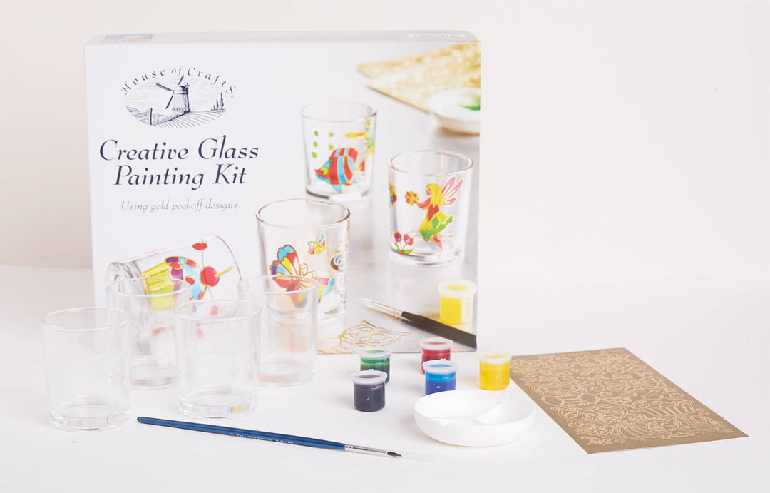 Creative Candle Votives Glass Painting Kit
