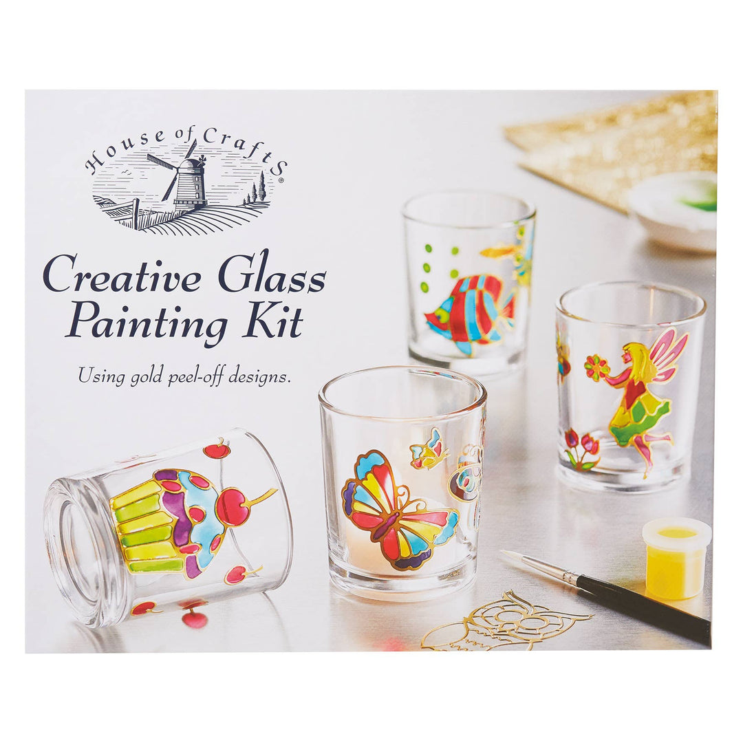Creative Candle Votives Glass Painting Kit