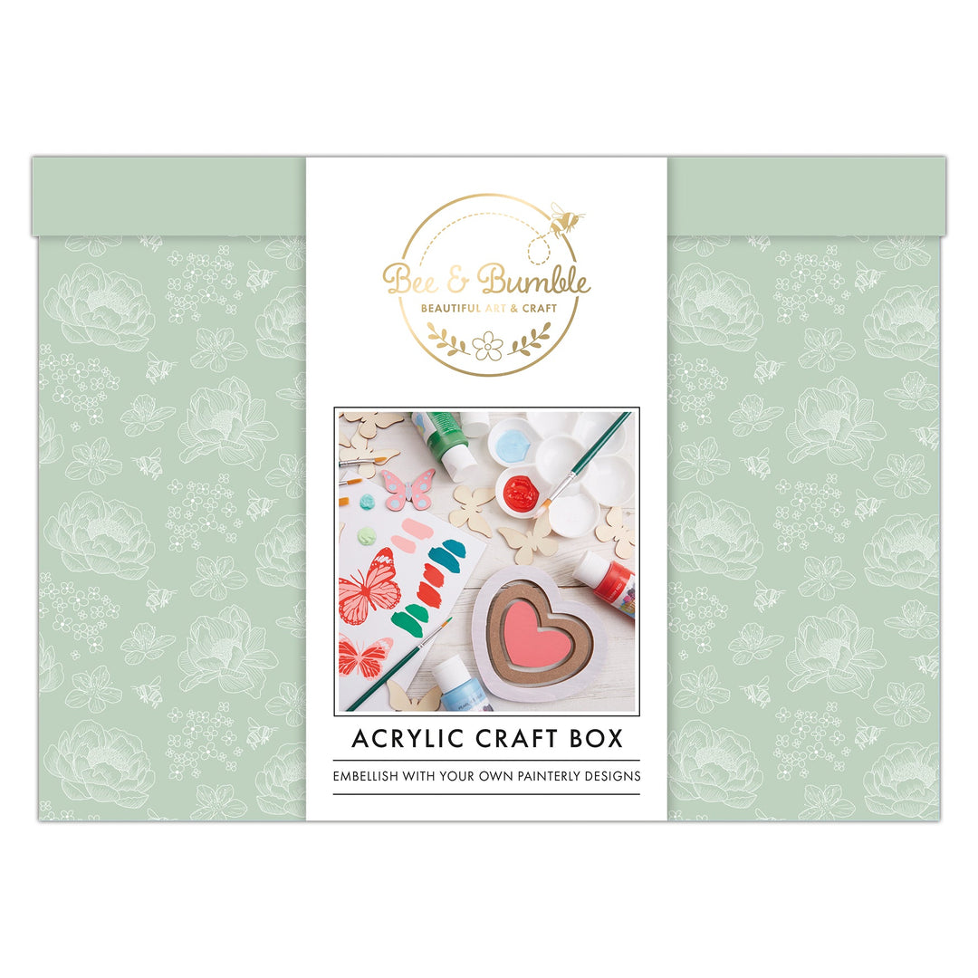 Bee & Bumble Acrylic Craft Box