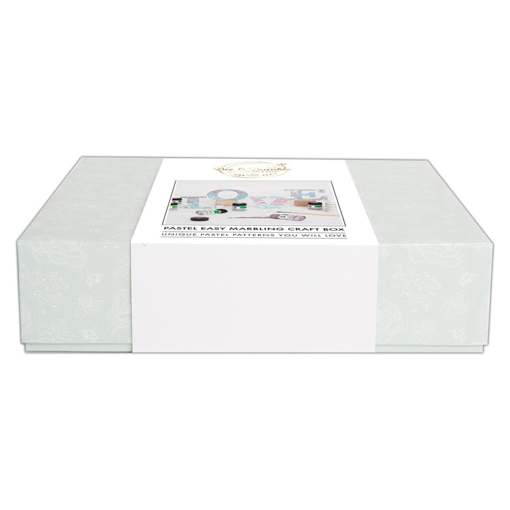 Bee & Bumble Easy Marbling Paint Kit - Pastel, Use On A Variety Of Mediums To Create Marbling Effect, Simply Apply A Few Drops To Water, Create A Pattern And Dip, Mix Colours For Exciting Effect