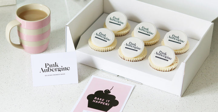 Branded Logo Cupcakes Gift Set