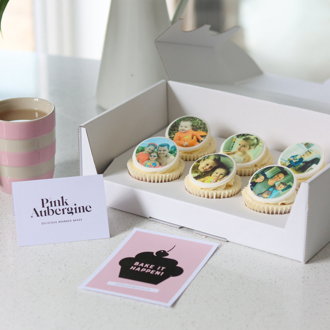 Branded Logo Cupcakes Gift Set