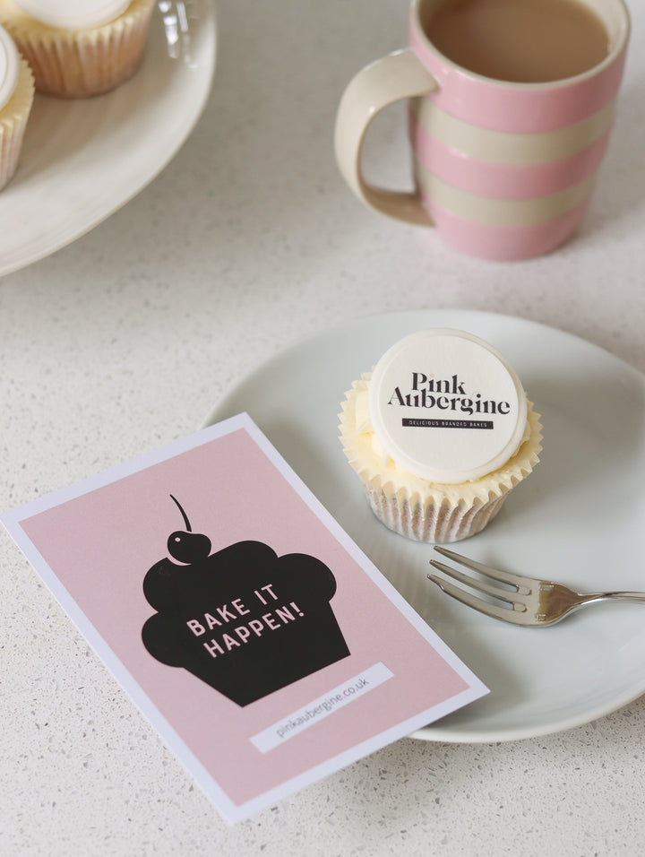 Deluxe Logo Cupcake Box