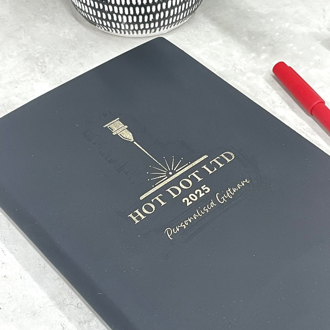 Luxury Personalised Leather Diary 2025
