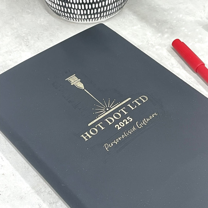 Luxury Personalised Leather Diary 2025