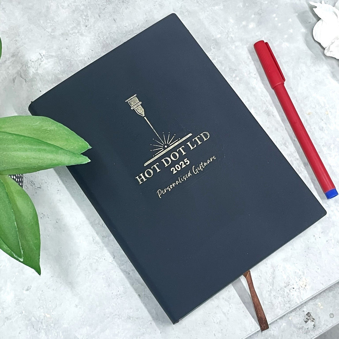 Luxury Personalised Leather Diary 2025