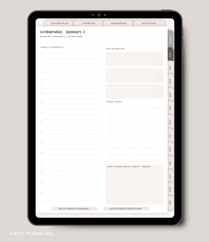 Digital 2025 Daily Planner