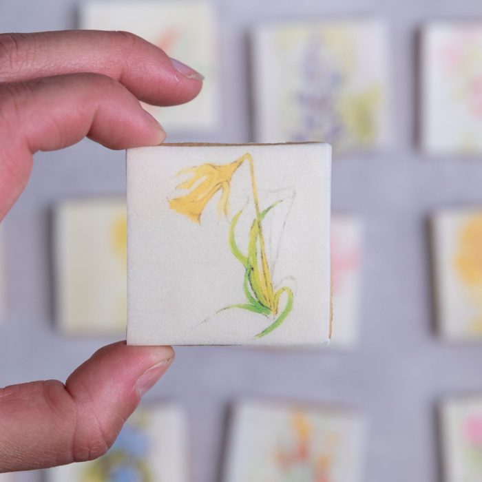 Delicate Floral Biscuits
