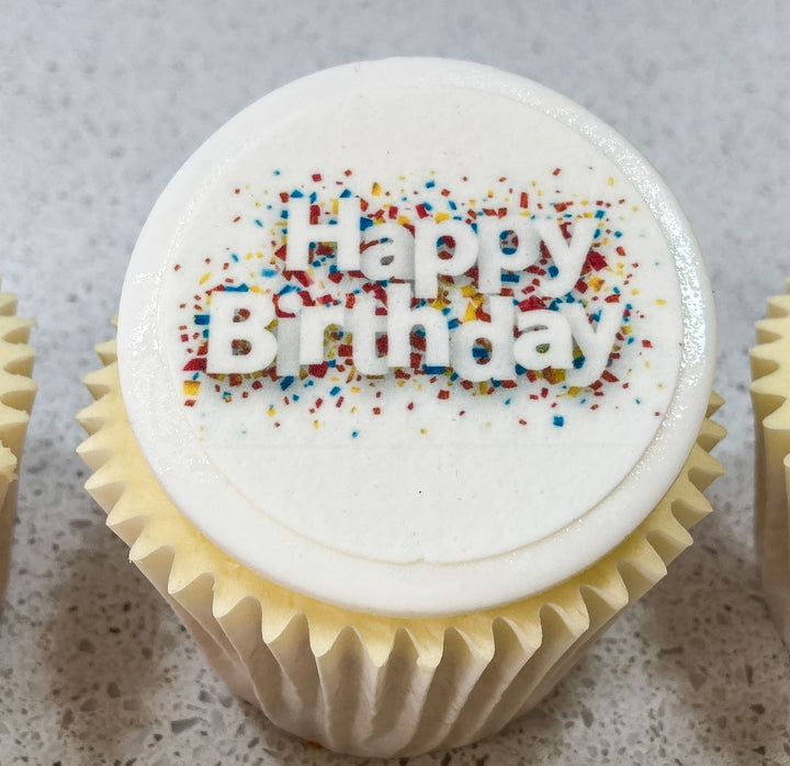 Birthday Starburst Cupcakes