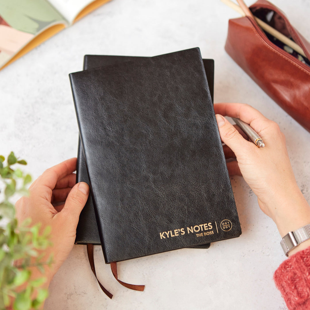 Premium Branded Leather Notebooks