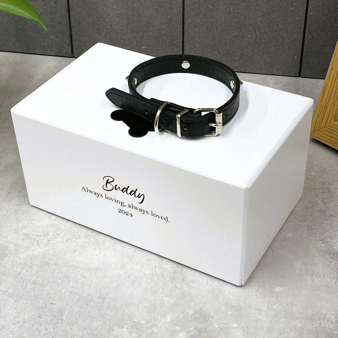 Cherished White Wooden Pet Memorial