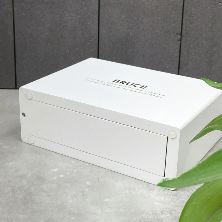 Cherished White Wooden Pet Memorial