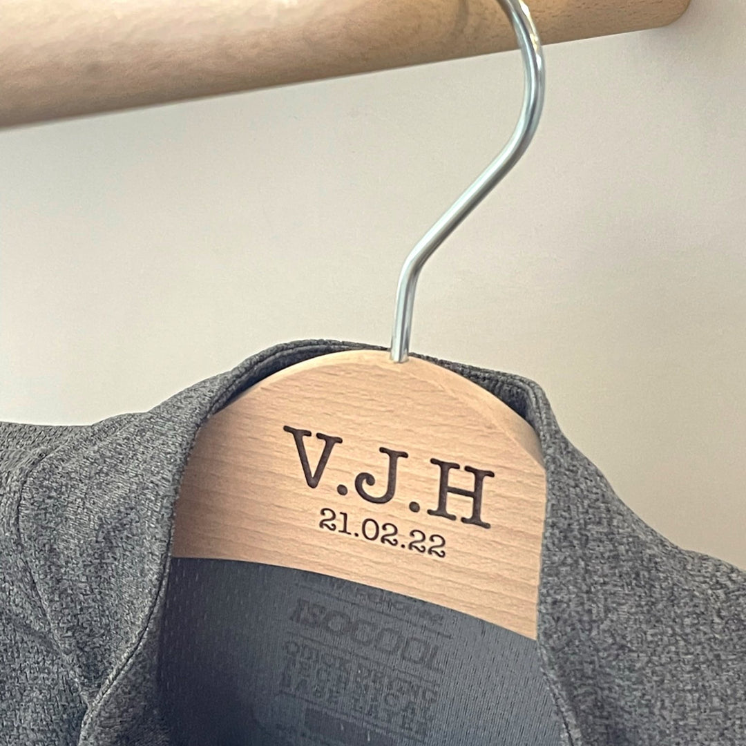 Personalised Wooden Children's Clothes Hanger