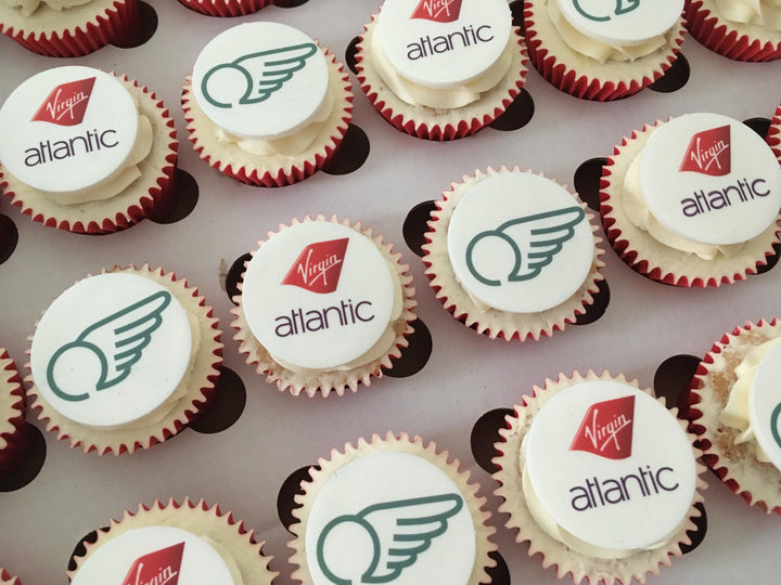 Deluxe Logo Cupcake Box