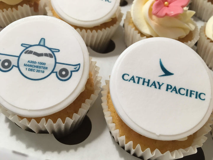 Deluxe Logo Cupcake Box