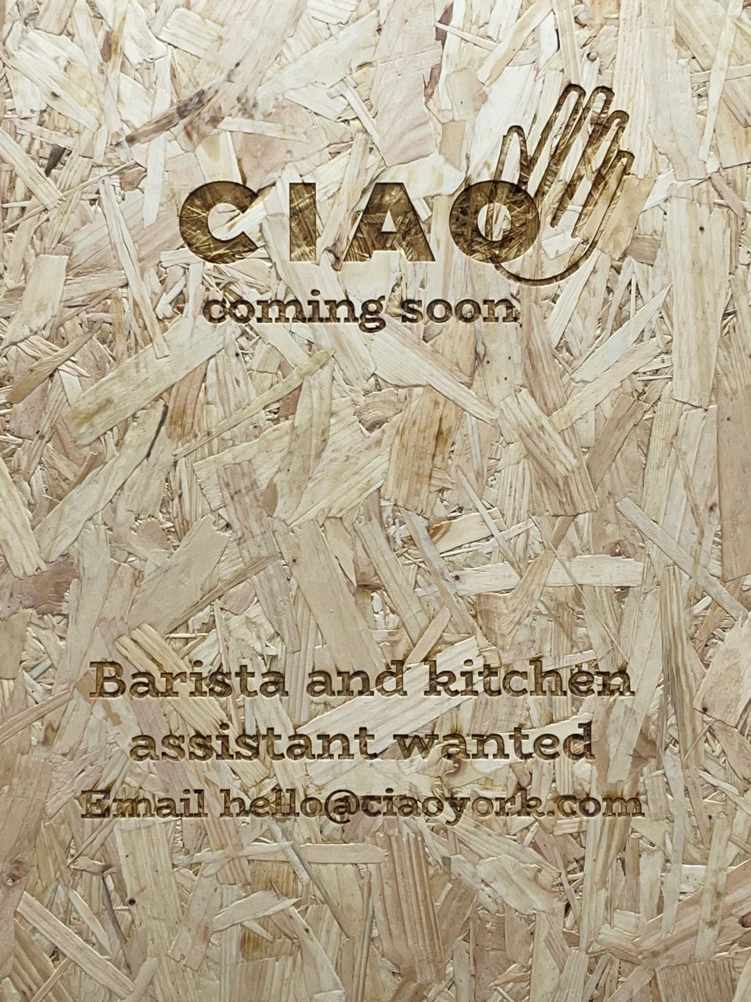 Personalised OSB A-Boards