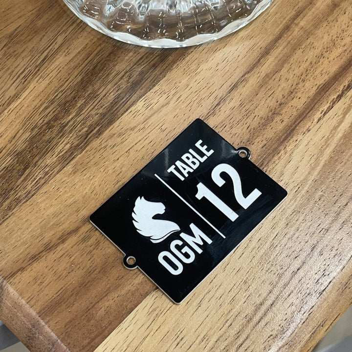 Chic Branded Table Numbers