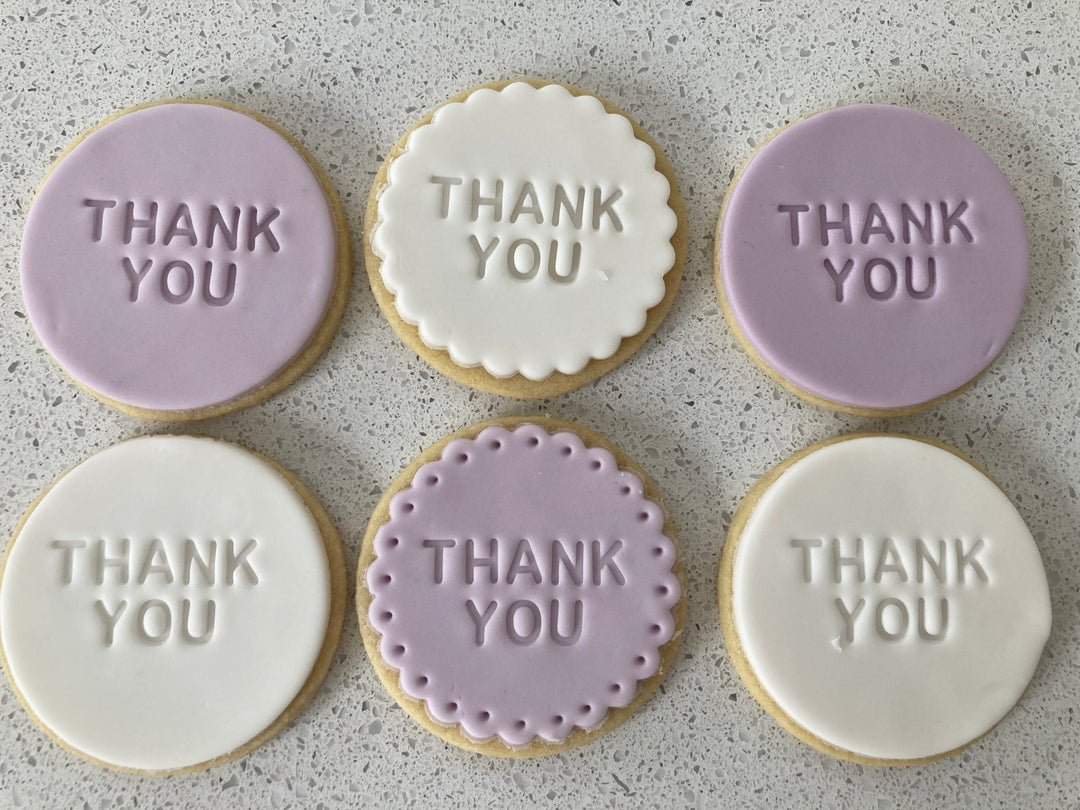 Personalised Embossed Message Biscuits