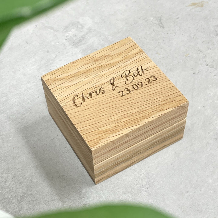 Wooden Ring Boxes