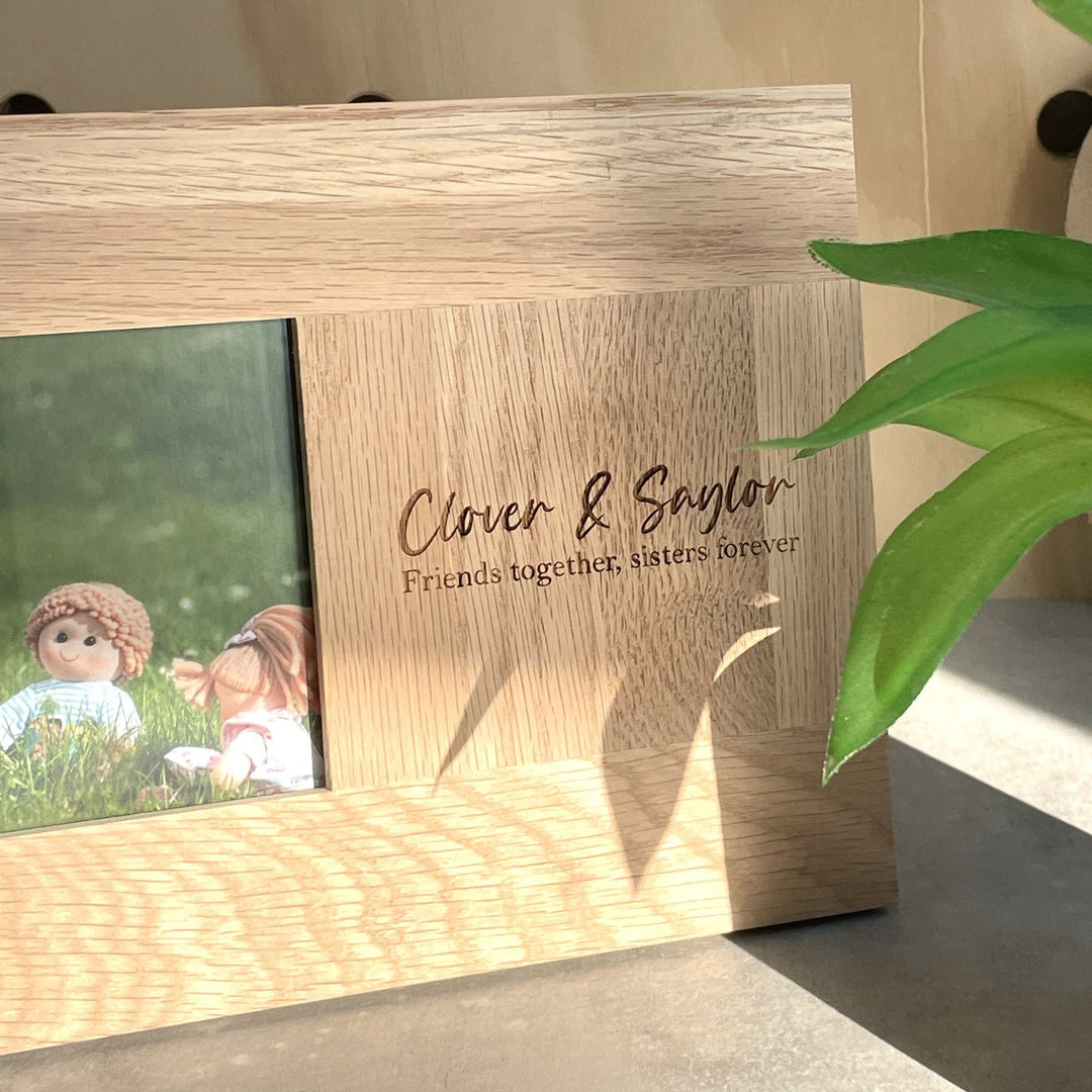 Personalised Oak Picture Frame
