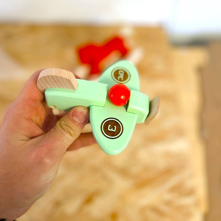 Personalised Wooden Toy Aeroplane