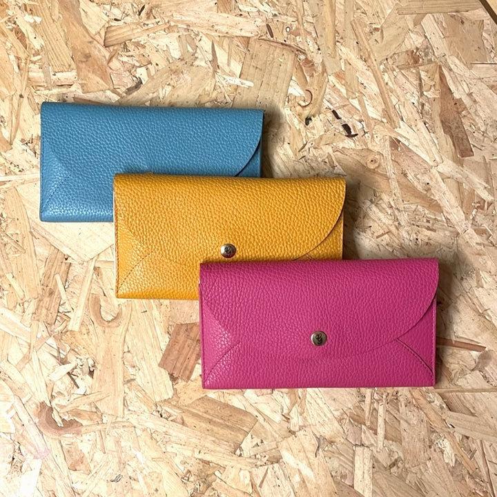 Mustard Yellow Leather Purse